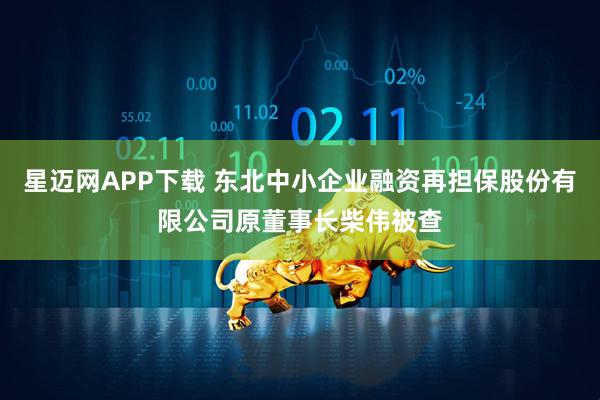 星迈网APP下载 东北中小企业融资再担保股份有限公司原董事长柴伟被查
