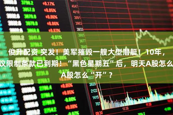 俊升配资 突发！美军摧毁一艘大型潜艇！10年，伊核协议限制条款已到期！“黑色星期五”后，明天A股怎么“开”？