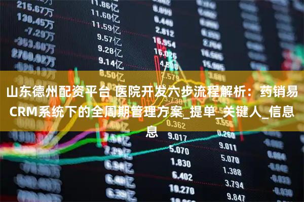 山东德州配资平台 医院开发六步流程解析：药销易CRM系统下的全周期管理方案_提单_关键人_信息